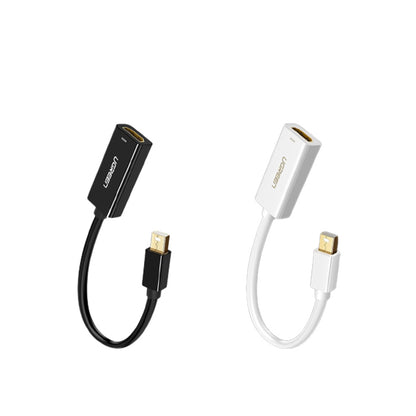 UGREEN 1080P 60Hz Mini DisplayPort DP to HDMI Gold-Plated Converter Cable Plug and Play for Display, Projector, TV (Black, White) | 10460, 10461