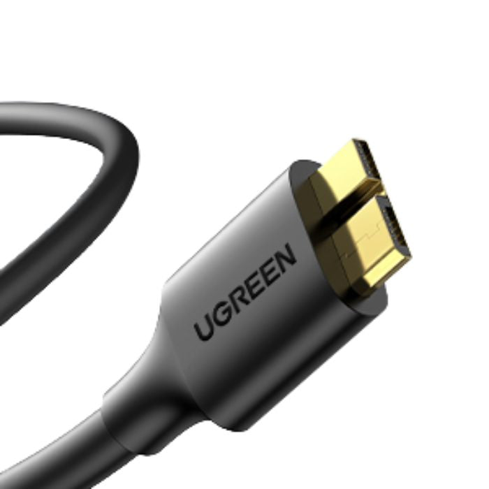 UGREEN USB 3.0 A Male to Micro USB 3.0 Male Cable 5Gbps High Speed Gold-Plated Data Hard Drive Cord (Available in 0.5M, 1M, and 2M) | 10840, 10841, 10843