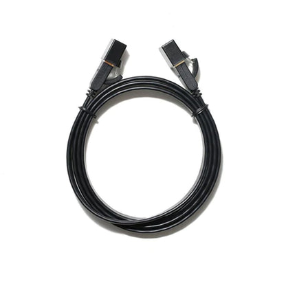 [CLEARANCE] UGREEN CAT7 10Gbps 600Mhz U/FTP Ethernet 3-Meters Gold Plated Flat RJ45 Lan Cable for PC, Windows, Mac (Black) | 11262