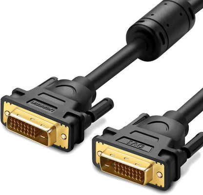[CLEARANCE] UGREEN 2K 60Hz DVI 24+1 Male to Male Gold-Plated Cable for Laptop, Monitor, TV, PC (2M) | 11604