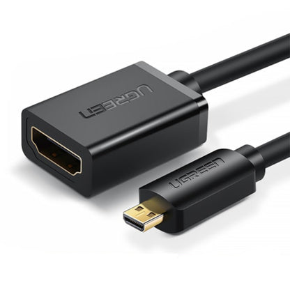 UGREEN HD 1080P 4K Micro HDMI Male to HDMI Female High Speed Cable Adapter with 3D Support and Ethernet Audio Return | 20134