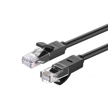 UGREEN CAT6 U/UTP RJ45 1000Mbps Ethernet Gold-Plated Round LAN Cable 0.5 Meters for PC, Xbox, PS3, Laptop (0.5M) (Black) | 20158