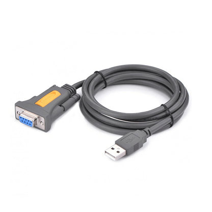 UGREEN USB 2.0 Male to DB9 RS-232 Female Adapter Cable 1.5 Meters with 1Mbps Transfer Speed Plug and Play for PC, Router, Scanners, Barcode (1.5M) | 20201