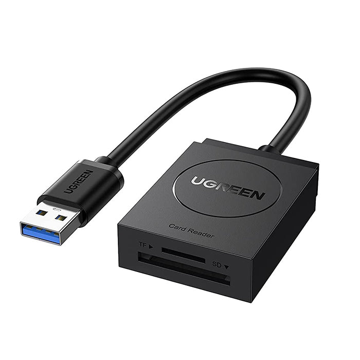 UGREEN 2-in-1 USB 3.0 SD/TF Card Reader with 5Gbps Transfer Speed for PC, Mac, Windows