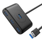 UGREEN 4-in-1 USB 3.0 Port Hub 5Gbps Data Transfer Adapter for PC, Laptop, External Hard Drive, Flash Drives, Keyboard - 0.5 Meter | 20290