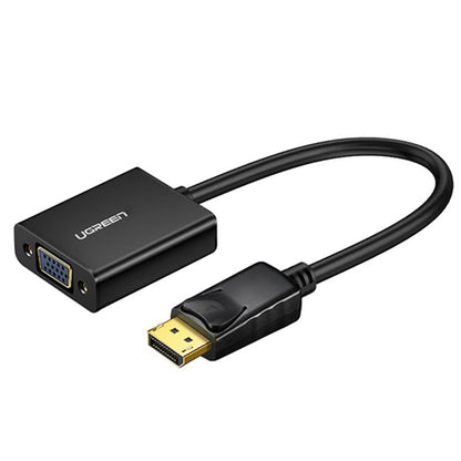 UGREEN DisplayPort DP Male to VGA Female Adapter 1080P 60Hz Gold-Plated ABS Casing Video Converter Cable 0.15M | 20415
