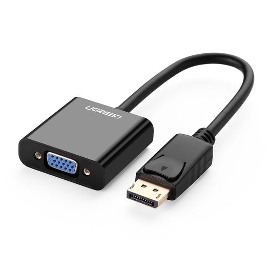 UGREEN DisplayPort DP Male to VGA Female Adapter 1080P 60Hz Gold-Plated ABS / Aluminum Video Converter Cable 0.15M | 20415, 20414