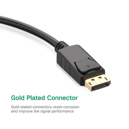 UGREEN DisplayPort DP Male to VGA Female Adapter 1080P 60Hz Gold-Plated ABS Casing Video Converter Cable 0.15M | 20415