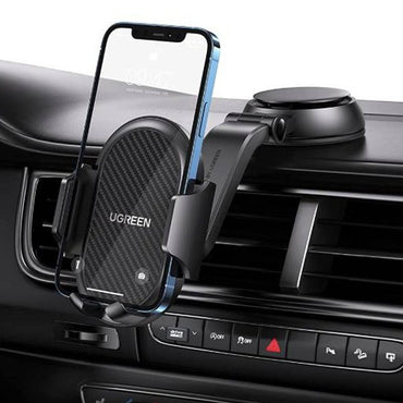 [CLEARANCE] UGREEN Dashboard Car Phone Mount Waterfall-Shaped Suction Cup with 360 Degree Adjustable Angle Windscreen, Silicone Pads, One Button Release for 4.7-7.2" Smartphones | 20473