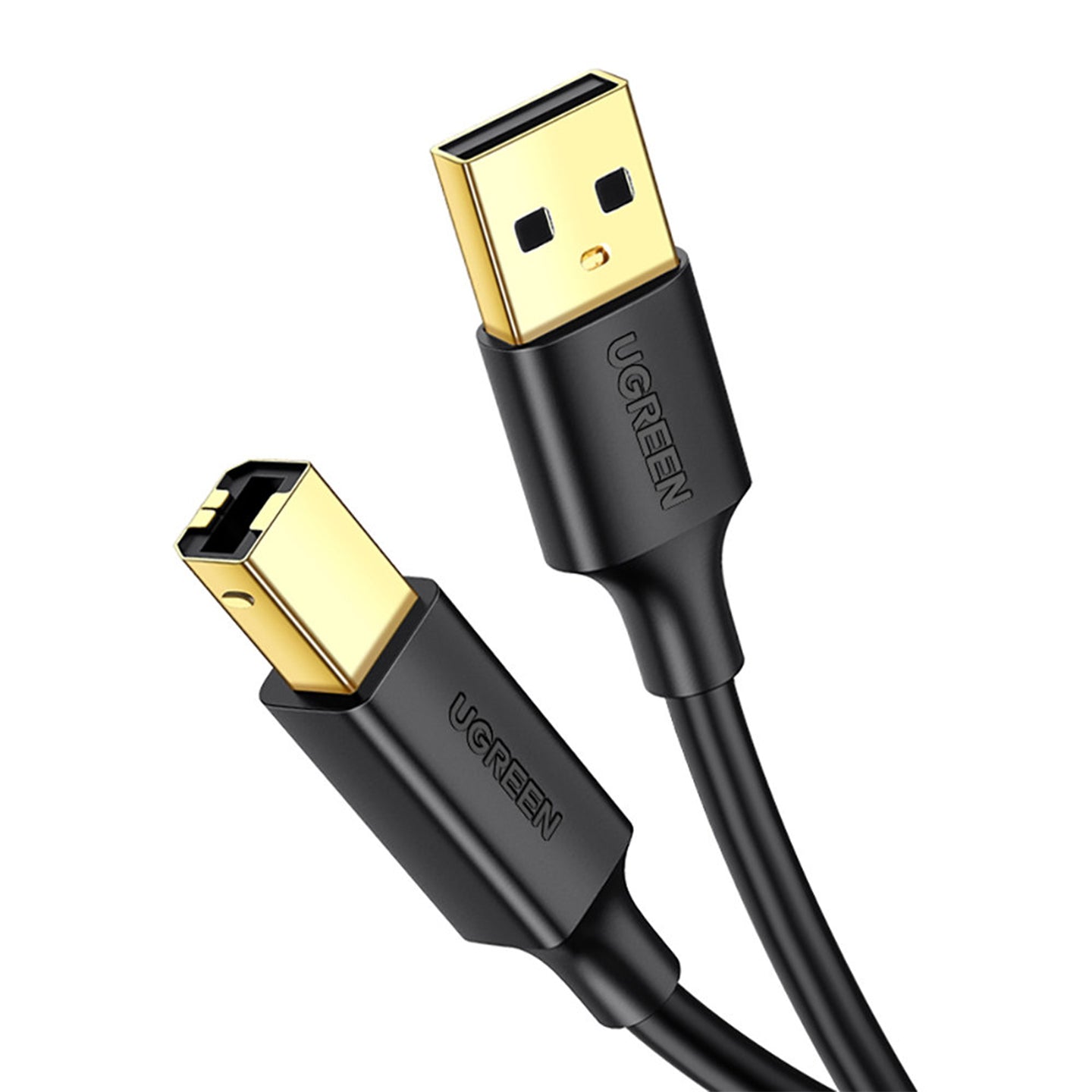UGREEN USB 2.0 A Male to B Male Gold-Plated Printer Cable 480 Mbps Transfer Speed (Available in 1M, 2M) | 2084
