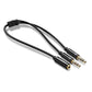 UGREEN Dual 3.5mm CTIA Male 3.5mm Female Gold-Plated Audio Headphone Splitter Cable for PC, Laptops (Black) | 20898 |