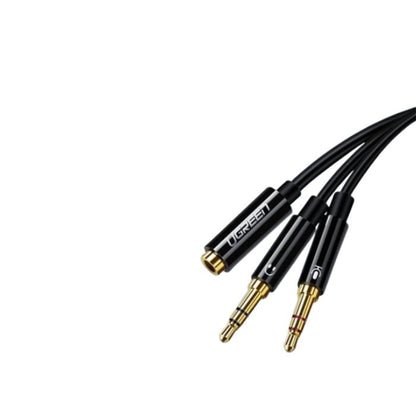 UGREEN Dual 3.5mm CTIA Male 3.5mm Female Gold-Plated Audio Headphone Splitter Cable for PC, Laptops (Black) | 20898 |