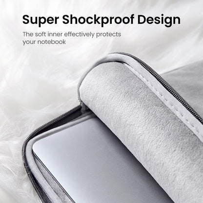UGREEN Portable Laptop Sleeve Bag Waterproof Case with Three Layers Padded Foam Interior for 14-14.9″ Computer, Tablet (Gray) | 50337
