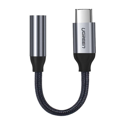 UGREEN USB-C Male to 3.5mm Female Audio Aux Cable Headphone Jack Adapter Type C with DAC Chip For Earphones, Smartphones (Silver) | 30632 |