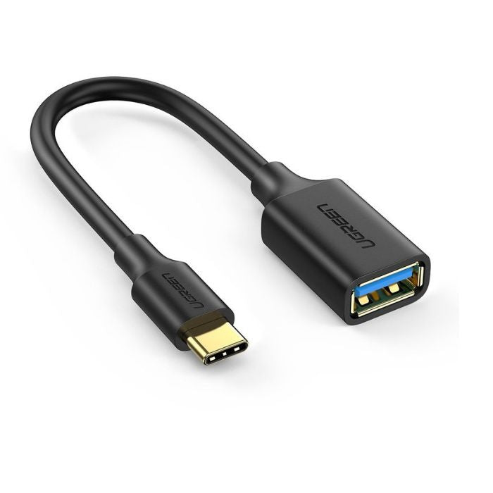 UGREEN High Speed OTG Male to USB-C 3.0 Female Cable (Black, White) External Accessories  | 3070