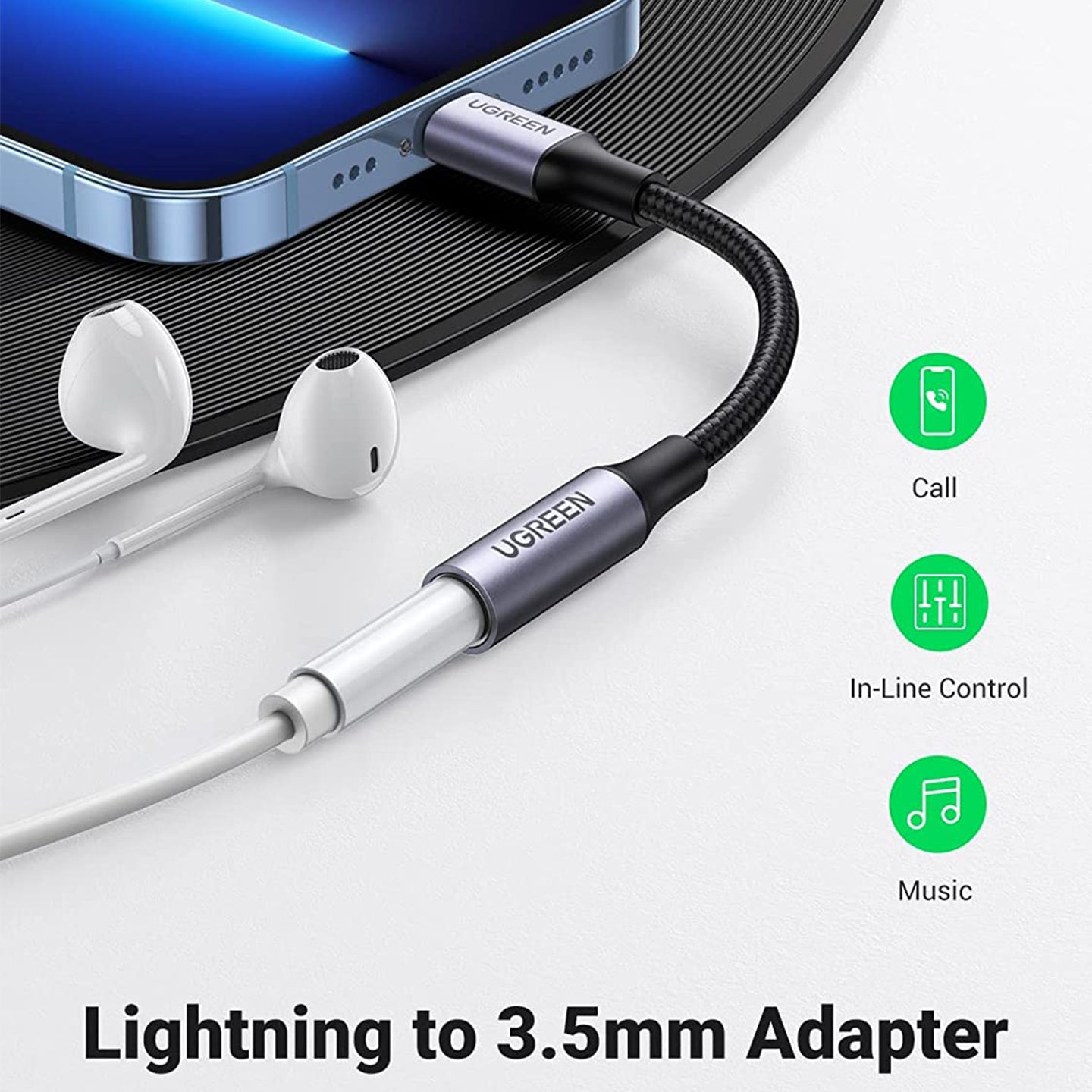 For iPhone 14 13 12 Pro Max 3.5mm Headphones Earphones/3.5mm Audio