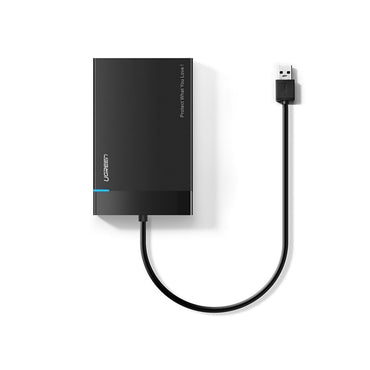 [CLEARANCE] UGREEN External Hard Drive Enclosure 2.5" USB 3.0 to SATA III with UASP Support, 5Gbps Transfer Speed and Maximum Capacity of 6TB for HDD and SSD | 30847