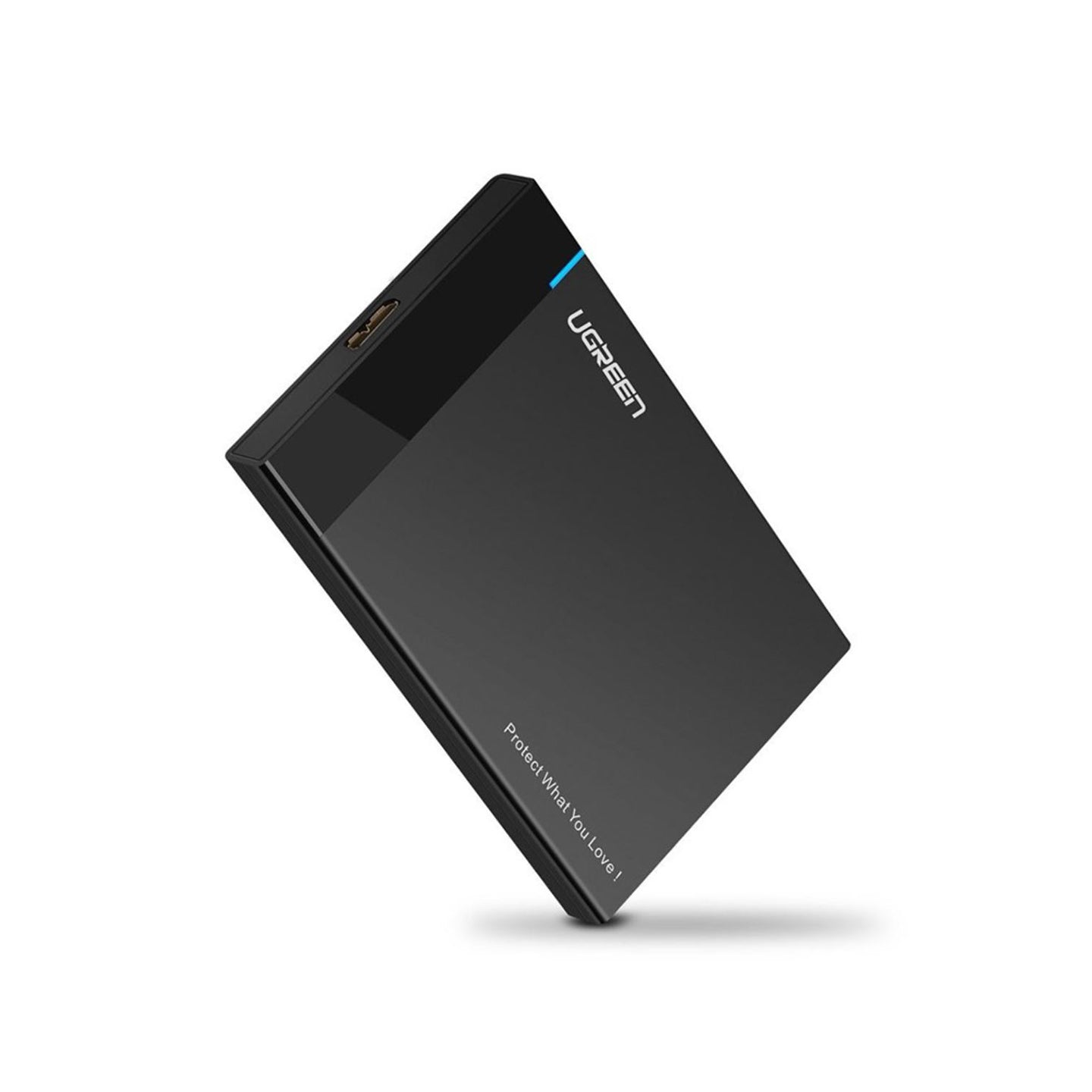 UGREEN External Hard Drive Enclosure 2.5" USB 3.0 to SATA III with UASP Support, 5Gbps Transfer Speed and Maximum Capacity of 6TB for HDD and SSD | 30847
