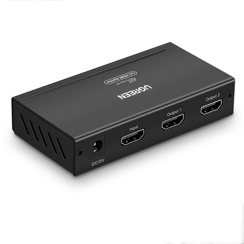 UGREEN 4K 30Hz UHD 2-Port HDMI Amplifier Splitter for DVD, Cable Box, PC, Xbox, PS4 | 40201
