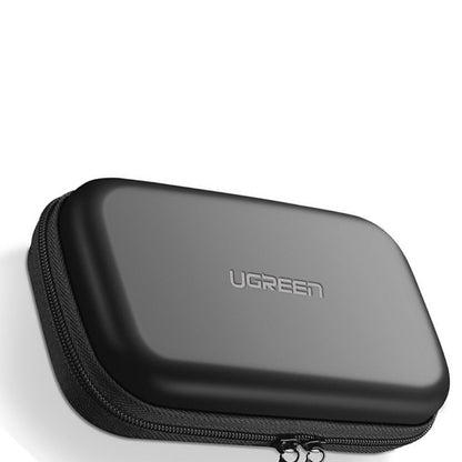 [CLEARANCE] UGREEN Hard Drive Case Double EVA Foam Layer Shockproof Casing Storage Bag for 2.5 Inches (Black) External HDD | 40707 |