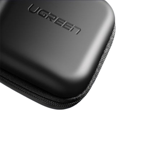 UGREEN Mini Storage Bag Carry Case Pouch Waterproof 180 Degree for Earphone, Cable, Charger, Earbuds, and Memory Card (Black) | 40816 |