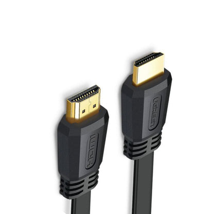 UGREEN HDMI 2.0 Male to Male Flat Cable 4Kx2k > 4K 18Gbps Gold-Plated for Desktop, Laptop, Monitor, TV, Projector (2M) | 70159