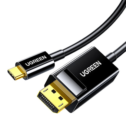 [CLEARANCE] UGREEN 4K 30Hz USB-C Male to DisplayPort DP Male to Male Audio / Video Cable for PC Laptops and TV Monitor Display (1.5M) (White, Black) | 40420, 50994