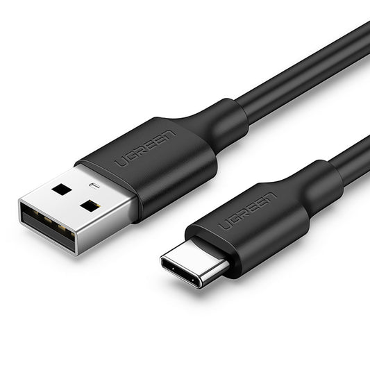 UGREEN USB 2.0 Male to Type C Male Cable 480Mbps Quick Charger and Data Transfer Speed for Smartphone (Black) (0.25M, 0.5M, 2M) | 60114 | 60115 | 60118 |