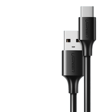 UGREEN USB 2.0 Male to Type C Male Cable 480Mbps Quick Charger and Data Transfer Speed for Smartphone (Black) (0.25M, 0.5M, 2M) | 60114 | 60115 | 60118 |