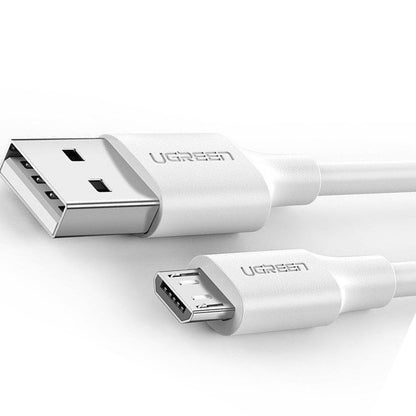 UGREEN USB 2.0 A Male to Micro USB Male Data Charging Cable 2.4A 480Mbps for Mobile Phones and Other Compatible Devices (2M) (Black)