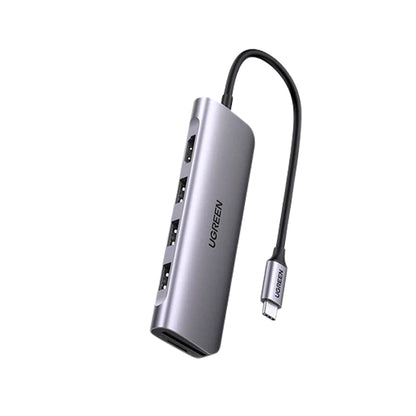 UGREEN 4K 60Hz 6-in-1 USB-C to USB 3.0, HDMI, SD/TF Card Reader Multiport Adapter Hub with 5Gbps Data Transfer Speed for Smartphone, Tablet, Laptop | 60383