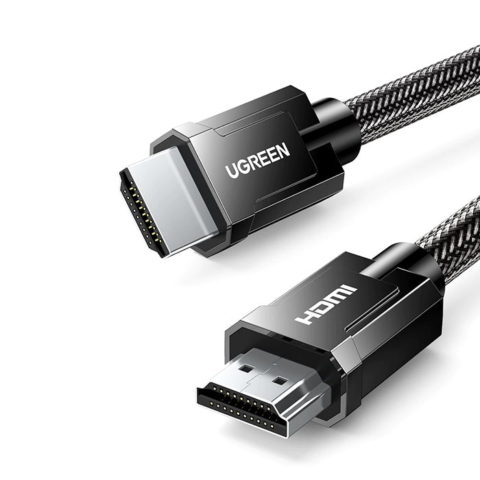 UGREEN 8K 60Hz FUHD HDMI 2.1 Male to Male  Nylon-Braided Video Cable 48Gbps High Speed Supports Dolby Vision 7.1 HDR HDR10+ for TV, Monitors, PC, Laptop (2M, 3M) | 7032 80602