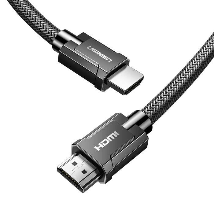 UGREEN 8K FUHD HDMI 2.1 Male-to-Male Ultra High Speed Nylon Braided Cable with 48Gbps Bandwidth, 60Hz Refresh Rate, Dynamic HDR supporting Dolby Vision HDR, HDR 10+ for Laptop, Game Consoles, TV, Monitors, PC, Projectors (1M, 1.5M, 2M, 3M) | JG Superstore
