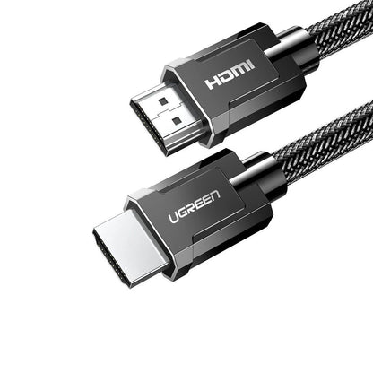 [CLEARANCE] UGREEN 8K 60Hz FUHD HDMI 2.1 Male to Male 2-Meters Nylon-Braided Video Cable 48Gbps High Speed Supports Dolby Vision 7.1 HDR HDR10+ for TV, Monitors, PC, Laptop | 70321