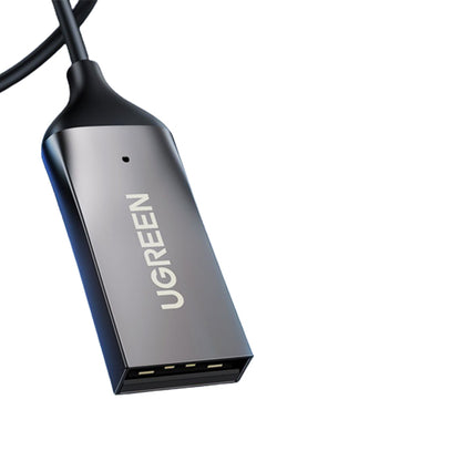 [CLEARANCE] UGREEN USB A Male to 3.5mm Jack Audio Bluetooth Receiver with Built-in Microphone 20KHz Aux Adapter for Phone, Car, Tablet (1.2M) (Space Gray)