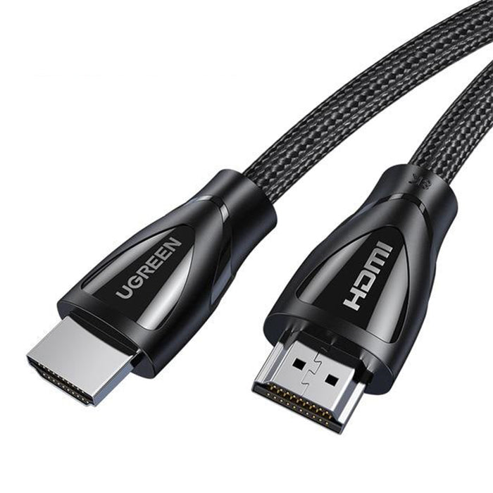 UGREEN 8K 60Hz FUHD HDMI 2.1 Male to Male Cotton-Braided Video Cable 48Gbps High Speed Supports 3D Display for TV, Monitors, PC, Laptop (0.5M, 1M, 1.5M, 2M and 3M) | 40300 80401 80402 80403 80404