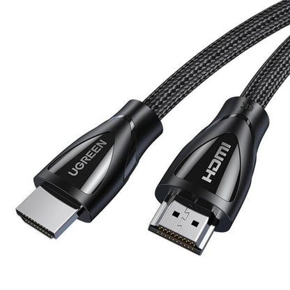 UGREEN 8K 60Hz FUHD HDMI 2.1 Male to Male 3-Meters Cotton-Braided Video Cable 48Gbps High Speed Supports 3D Display for TV, Monitors, PC, Laptop | 80404