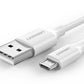 UGREEN USB 2.0 A Male to Micro USB Male Data Charging Cable 480Mbps for Mobile Phones and Other Compatible Devices (Black, White) (0.25M, 0.5M, 1M, 1.5M, 2M) |