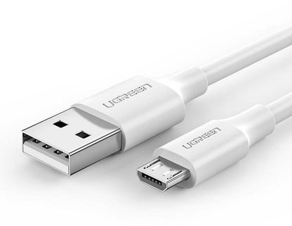 UGREEN USB 2.0 A Male to Micro USB Male Data Charging Cable 2.4A 480Mbps for Mobile Phones and Other Compatible Devices (2M) (Black)