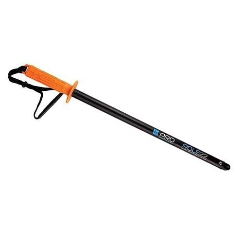 UKPRO POLE 22 Underwater Kinetics 22" Action Camera Selfie Stick with Rubber Grip, Lanyard and 1/4"-20 Mount (Blue, Orange)