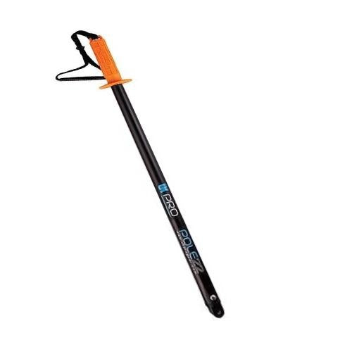 UKPRO POLE 22 Underwater Kinetics 22" Action Camera Selfie Stick with Rubber Grip, Lanyard and 1/4"-20 Mount (Blue, Orange)