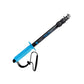 UKPRO POLE 38HD Underwater Kinetics 38" Extendable Action Camera Selfie Stick with Colored Rubber Grip, Adjustable Wrist Lanyard and 1/4″-20 Mount (Blue)