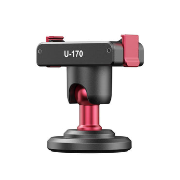 Ulanzi U-170 Magnetic Quick Release Small Head for DJI Osmo Action 2 Camera Adapter Mount with 360 Ballhead, 3M Adhesive