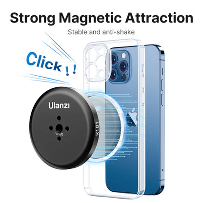 Ulanzi R101 Smartphone MagSafe Mount with 1/4" Screw Port Holder, 360 Degree Rotation Adjustment for Phone Tripods and Stands | 3004