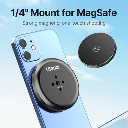 Ulanzi R101 Smartphone MagSafe Mount with 1/4" Screw Port Holder, 360 Degree Rotation Adjustment for Phone Tripods and Stands | 3004