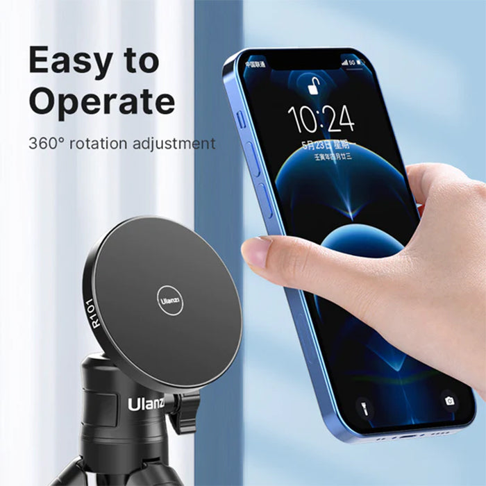 Ulanzi R101 Smartphone MagSafe Mount with 1/4" Screw Port Holder, 360 Degree Rotation Adjustment for Phone Tripods and Stands | 3004