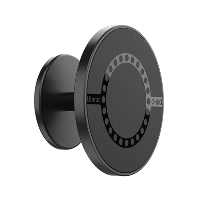 [CLEARANCE] Ulanzi O-LOCK Wall Magnetic Sticker Mount with Built-in Strong Magnetic Ring and 360 Degree Rotatable Ballhead for Smartphones (Black) | 3017