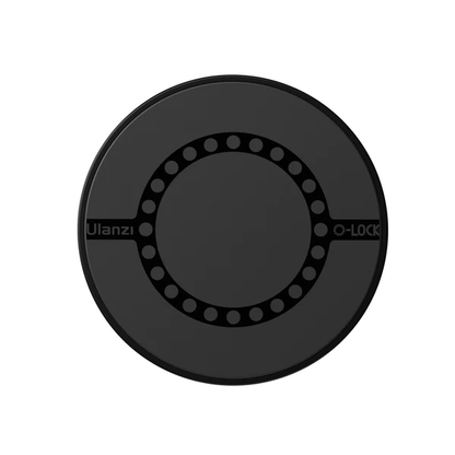 [CLEARANCE] Ulanzi O-LOCK Wall Magnetic Sticker Mount with Built-in Strong Magnetic Ring and 360 Degree Rotatable Ballhead for Smartphones (Black) | 3017