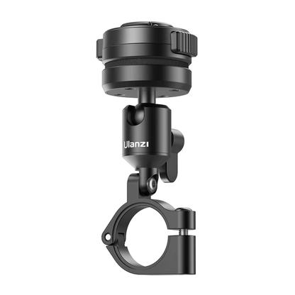 [CLEARANCE] Ulanzi O-LOCK Quick Release Motorcycle Smartphone Mount Stand with Adjustable Fixing Screw Gasket and Aluminum Alloy Material for Motorcycles (Black) | 3019