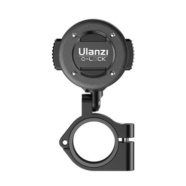 [CLEARANCE] Ulanzi O-LOCK Quick Release Motorcycle Smartphone Mount Stand with Adjustable Fixing Screw Gasket and Aluminum Alloy Material for Motorcycles (Black) | 3019